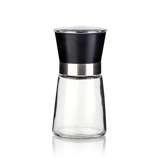 Sel  à poivre, meule en céramique, récipient en verre, bague en acier inoxydable, 1 pièce | Non alimentaire / Quincaillerie / Accessoires pour barbecue | thungourmet