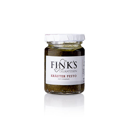 Pesto aux herbes et au citron vert, Fink's Delikatessen, 80 g