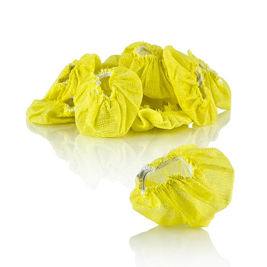 The Original Lemon Stretch Wraps - Serviettes à citron, jaune avec élastique, 100 pcs