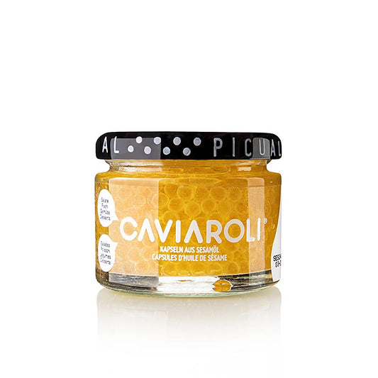 Caviaroli® oil caviar, piccole perle a base di olio di sesamo, 50 g