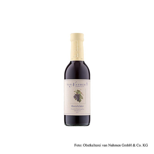 van Nahmen  Succo d'uva Dornfelder, rosso, 100% succo diretto, BIO, 250 ml