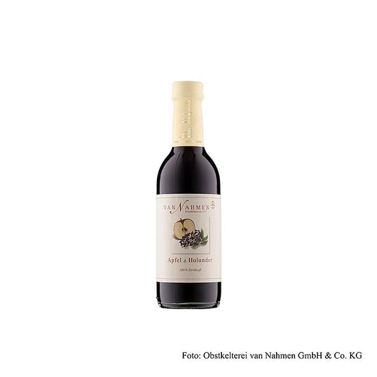 van Nahmen - Apfel-Holundersaft, 100% Direktsaft, BIO, 250 ml