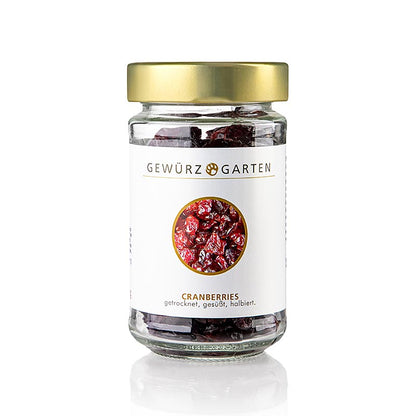 Gewürzgarten Mirtilli rossi chiari, essiccati, non solforati, zuccherati, 120 g