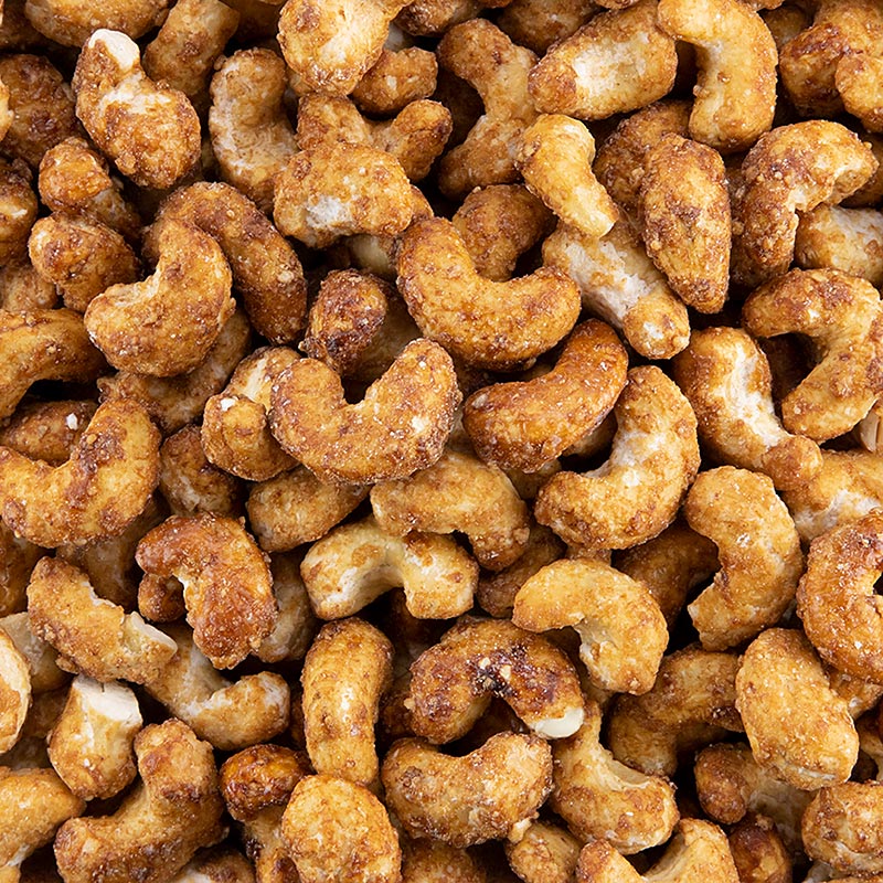 Gebrannte Cashewkerne, mit Zimt und Bourbon Vanille, 1 kg