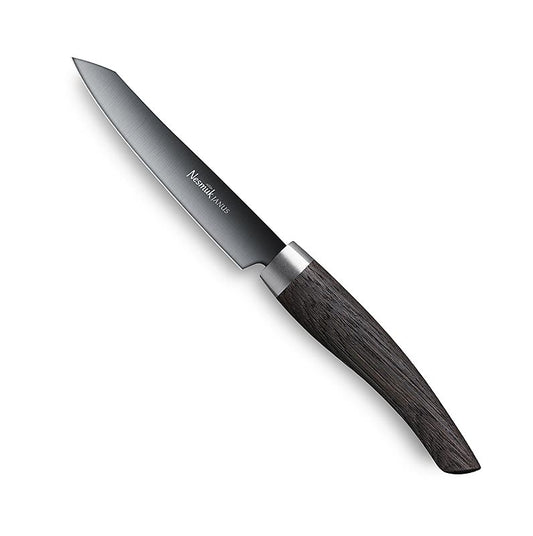 Nesmuk Janus 5.0 Coltello da ufficio e da sbucciatura, 90 mm, manico in quercia di Moore, 1 pz.