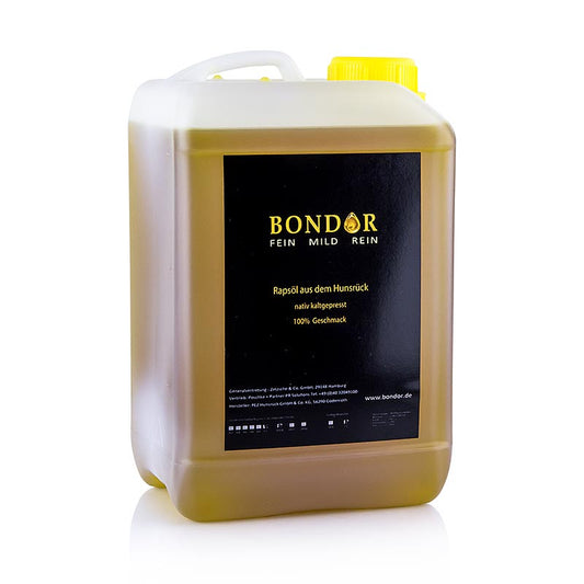 Olio di colza Bondor, spremuto a freddo, vegano, 3 l