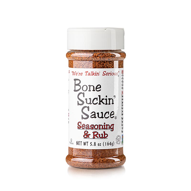 Bone Suckin' Regular Seasoning & Rub', préparation d'épices pour BBQ, Ford's Food, 164 g