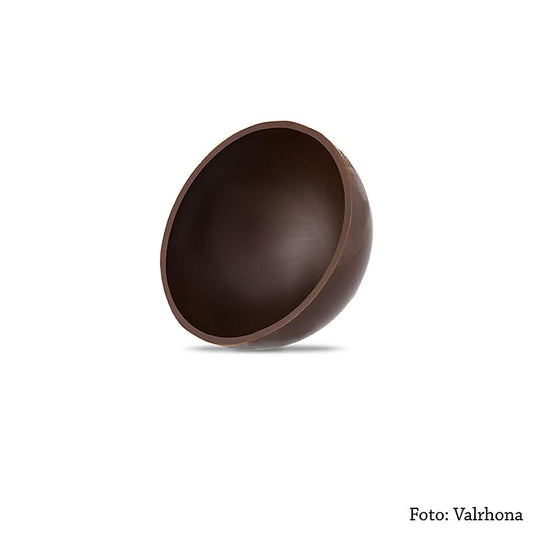 Valrhona Solstis Bitter, grandes demi-coques rondes (Ø71,6mm), 432 g, 45 pcs