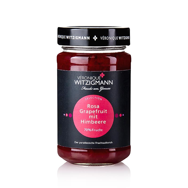 Veronique Witzigmann - Pompelmo rosa e lampone - Crema spalmabile alla frutta, 225 g