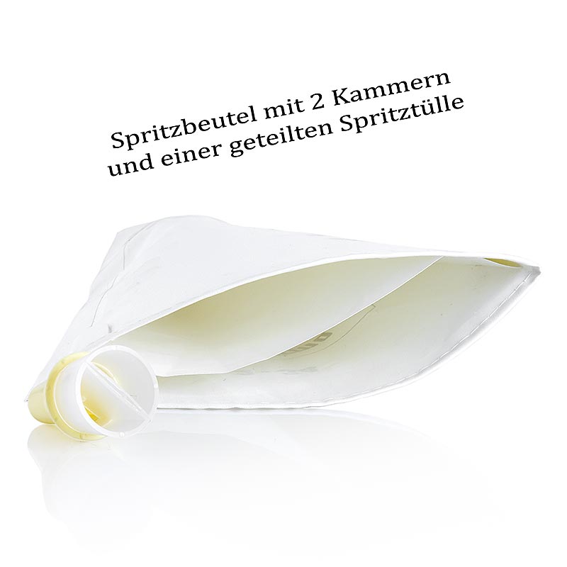 Spritzbeutel, mit 2 Kammern, NR.2, 34cm, inkl. Doppel - Tülle, 1 St | Non Food / Hardware / Grillzubehör | thungourmet