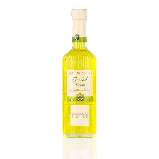 Gegenbauer - Olio aromatizzato al finocchio, con olio di semi di girasole, 250 ml