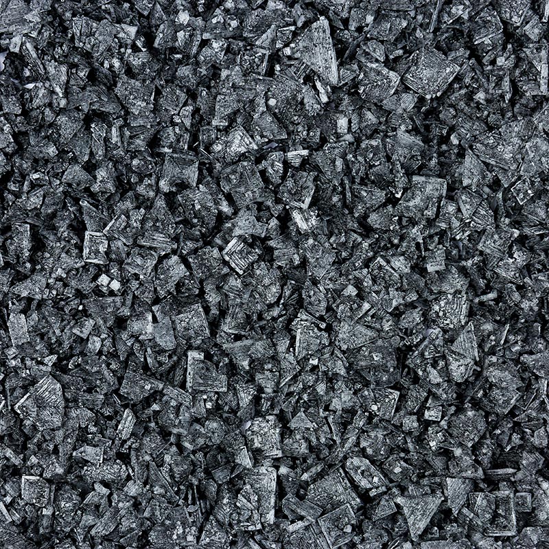 Dekorsalz schwarz in Pyramidenform, Petros, Zypern, 100 g