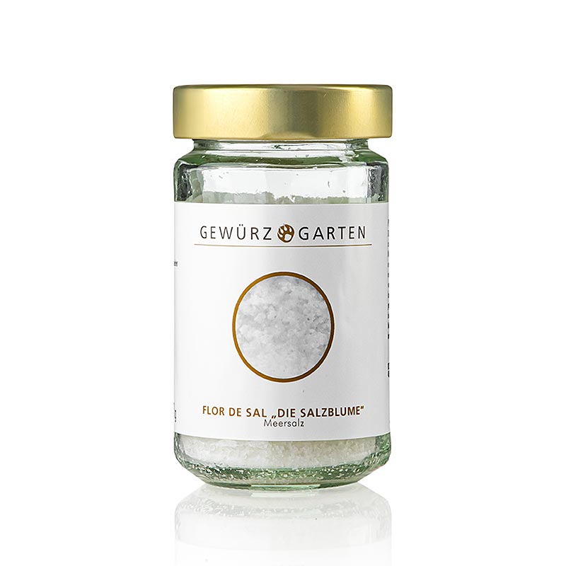 Gewürzgarten Flor de Sal, handgeschöpft, 120 g | Salz, Pfeffer, Gewürze, Aromen,Trockengemüse | thungourmet