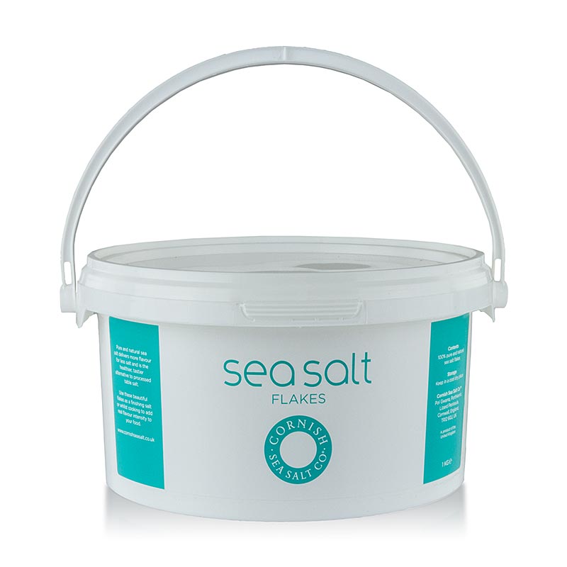 Cornish Sea Salt, flocons de gros sel marin de Cornouailles/Angleterre, 1 kg