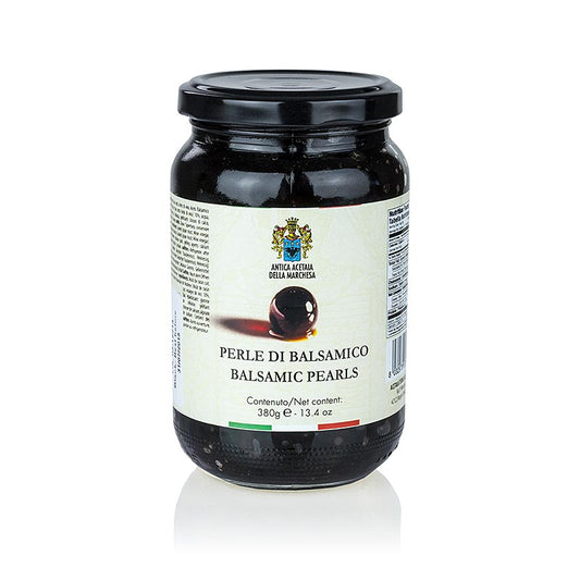Caviale stagionato "Aceto Balsamico IGP", perle di 3-5 mm, sfere, Terra del Tuono, 380 g