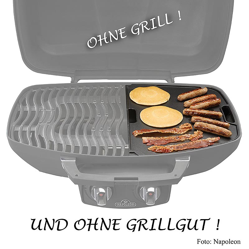 Accessori per barbecue Napoleon - Piastra reversibile in ghisa per barbecue TQ285 e TQ285PRO, 1 pz.