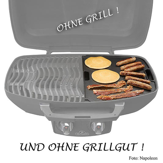Accessori per barbecue Napoleon - Piastra reversibile in ghisa per barbecue TQ285 e TQ285PRO, 1 pz.