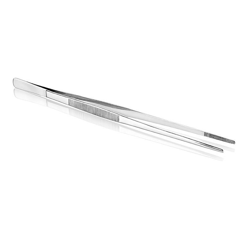 Pincette en acier inoxydable, droite, 30,5cm, 1 pc