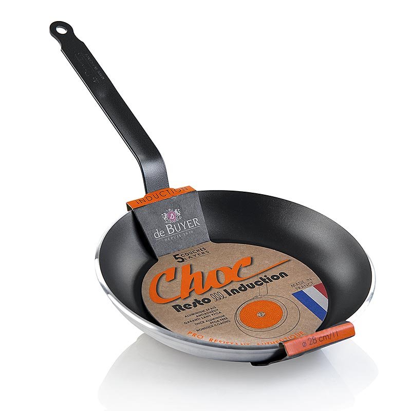 deBUYER "Choc Induktion" Antihaft Pfanne Resto, ø 28cm, 1 St | Non Food / Hardware / Grillzubehör | thungourmet