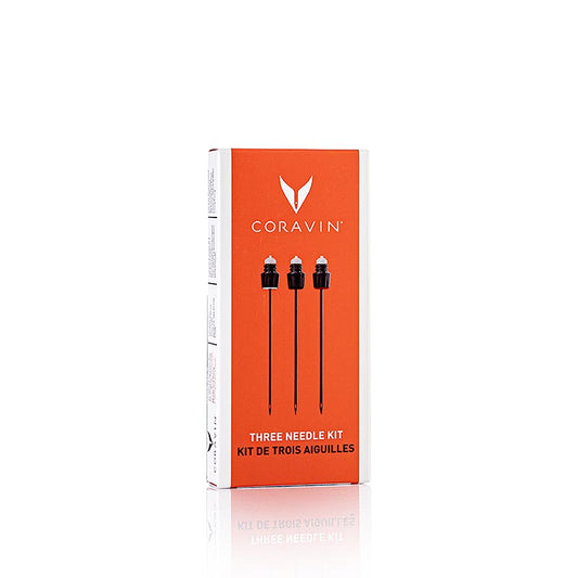 Coravin Wine Access System - Set de 3 aiguilles avec appareil de nettoyage, 4 pcs.