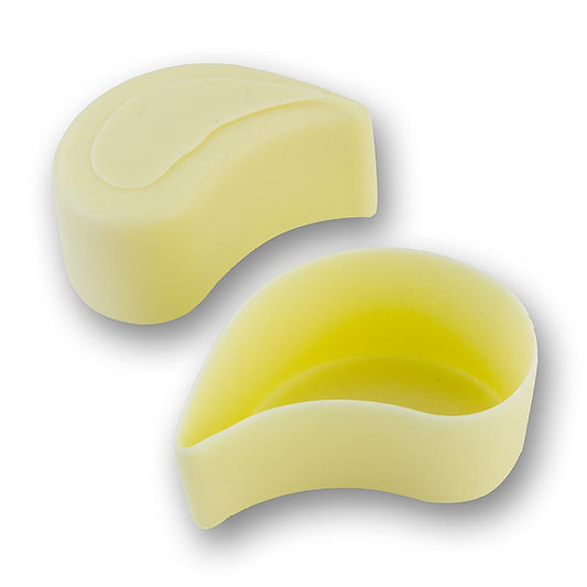 Moule à chocolat "Goutte" Blanc, 75x45x35mm, Michel Cluizel, 576 g, 32 pc