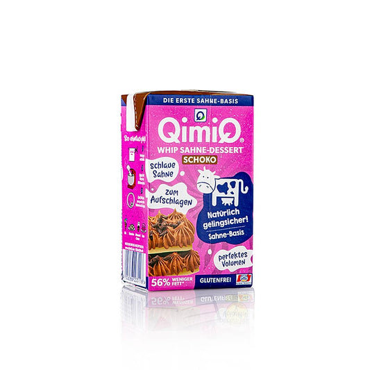 QimiQ Whip Chocolat, crème dessert à fouetter à froid, 16 % Lipides, 250 g