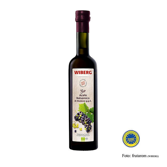 Wiberg Vinaigre balsamique Modène IGP, 6 % d'acidité, BIO, 500 ml
