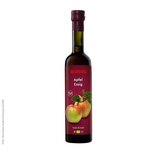 Apfel-Essig naturtrüb, Wiberg, 5% Säure, BIO, 500 ml
