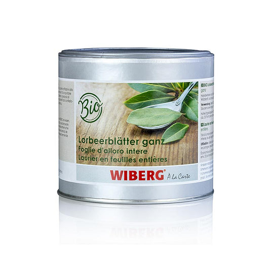 Wiberg BIO Feuilles de laurier, entières, 17 g