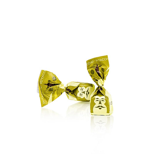Mini truffes « trifulòt », pistaches, env. 7 g, vert clair, Tartuflanghe, 1 kg