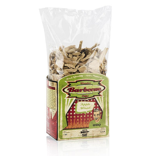 Axtschlag - Grill BBQ - Trucioli per affumicatura in legno di melo (Apple), 1 kg