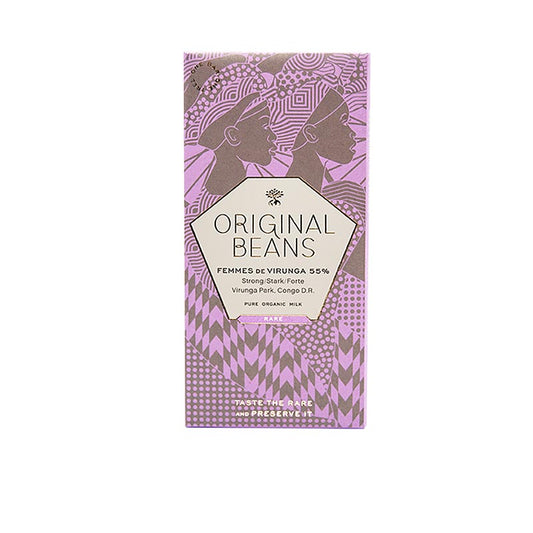 Femmes de Virunga Congo, 55% lait tablette de chocolat, Original Beans, BIO, 70 g
