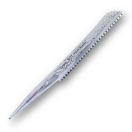 Chroma type 301 P - Coltello da pane a 6 lame con finitura martellata, 20,9 cm, 1 pz | Coltelli e accessori per coltelli | thungourmet