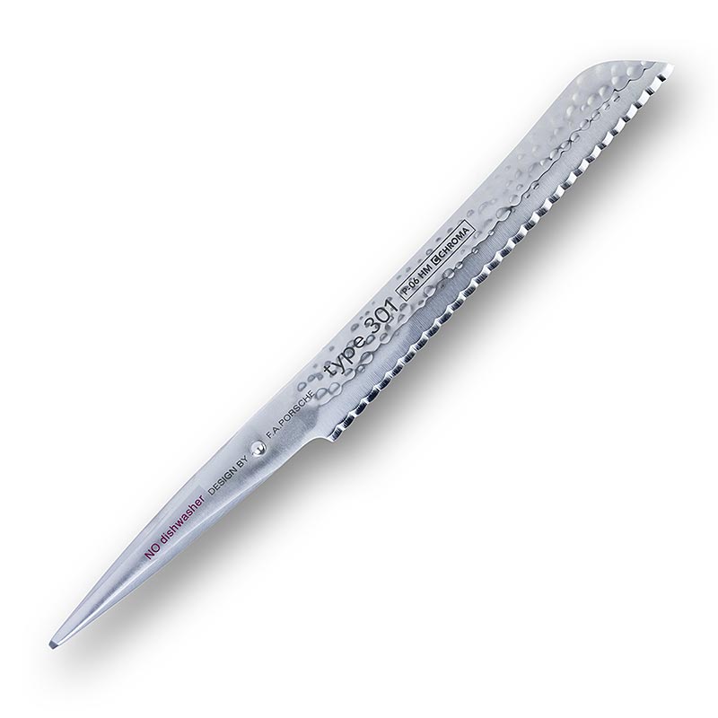 Chroma type 301 P-6 HM Brotmesser Hammerschlag, 20,9cm, 1 St