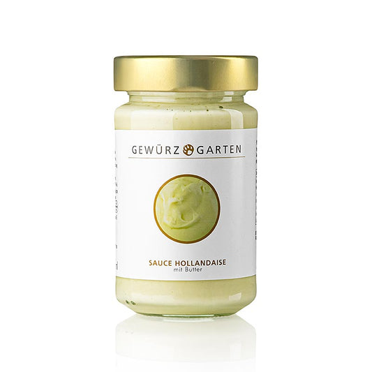 Gewürzgarten Sauce Hollandaise, mit Butter, küchenfertig, 225 ml