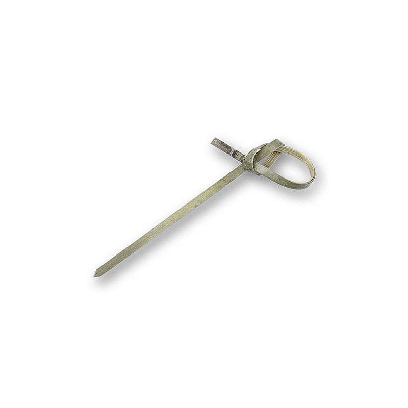 Bambus-Spieße, mit Knotenende, grün, 7cm, 50 St
