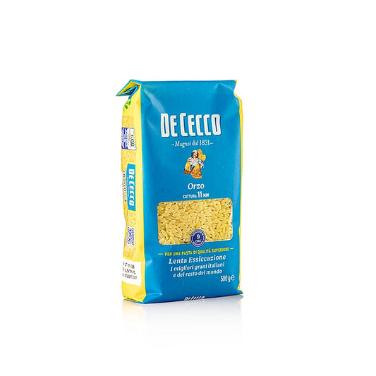 De Cecco Orzo / Riso (pâtes en forme de grains de riz), n° 74, 500 g