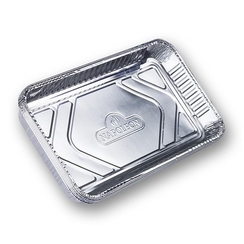 Accessori per barbecue Napoleon - Vassoi raccogli-grasso in alluminio grandi, 36x19,7 cm, 5 pezzi | Non alimentari / Ferramenta / Accessori per barbecue | thungourmet