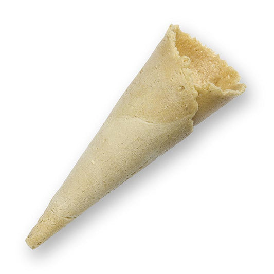 Mini-Hörnchen Basic, neutral, ø 2,5x7,5cm, mit Waffelhalter, 1,2 kg, 286 St
