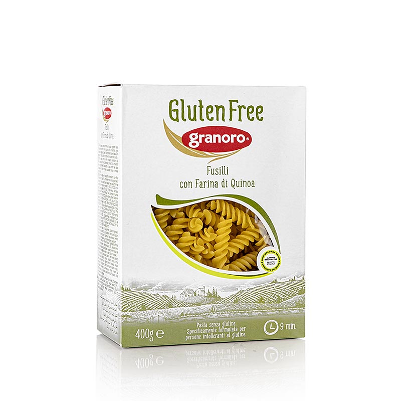 Fusilli Granoro, con quinoa, senza glutine, n. 473, 400 g
