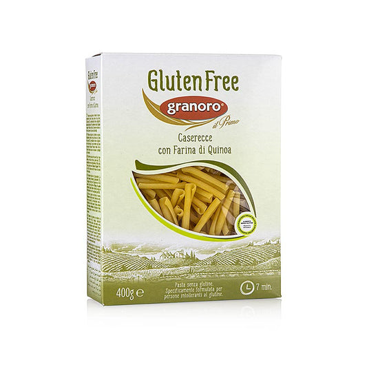 Granoro Casarecce, con quinoa, senza glutine, n. 475, 4,8 kg, 12 confezioni da 400 g