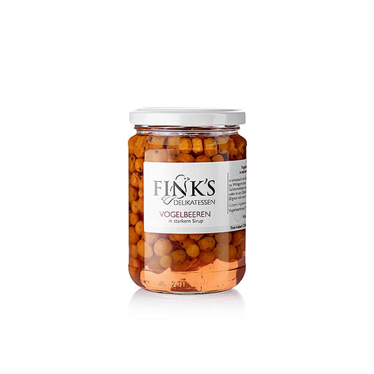 Fink's Delikatessen - Bacche di sorbo selvatico sciroppate, 400 g