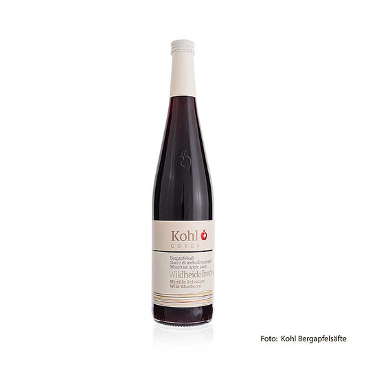 Cuvée succo di mela di montagna + mirtillo, 750 ml