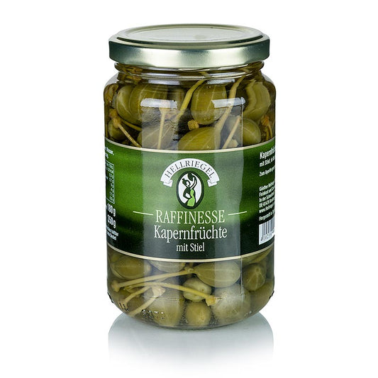 Hellriegel - Kapernfrüchte, klein, mit Stiel, ø bis 15mm, Rafinesse, 350 g