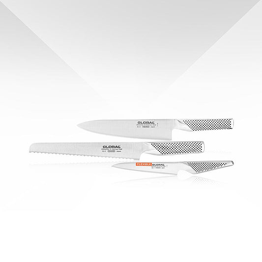 G-9211R Set iniziale Global con 3 coltelli (G-9R, G-2, GS-11), 3 pezzi