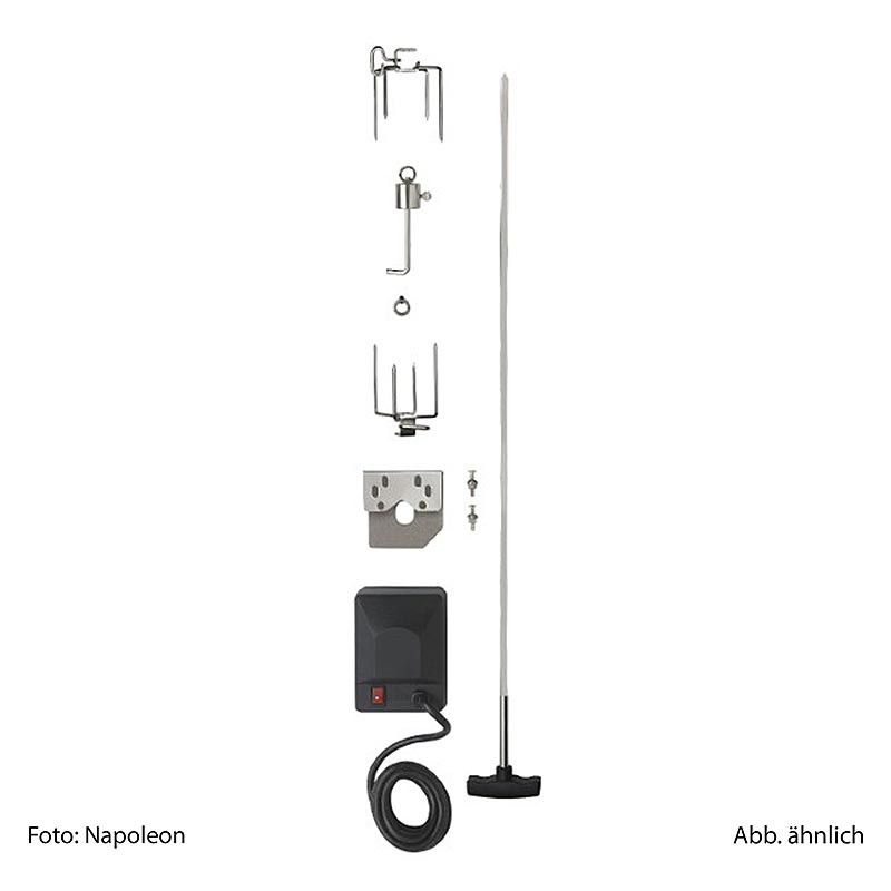 Accessori per barbecue Napoleon - Girarrosto "Heavy Duty" in acciaio inossidabile, serie T325/410/495, 1 pz.