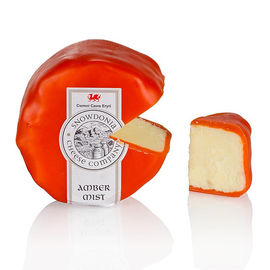 Wolfram Berge - Snowdonia - Amber Mist, Cheddarkäse mit Whisky, oranger Wachs, 200 g