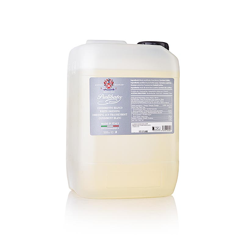 Balsamico Prelibato Bianco, Condiment, 5 ans, Malpighi, 5 l
