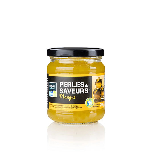 Caviale di frutta "Mango", granelli da 5 mm, sferette, Les Perles, 200 g