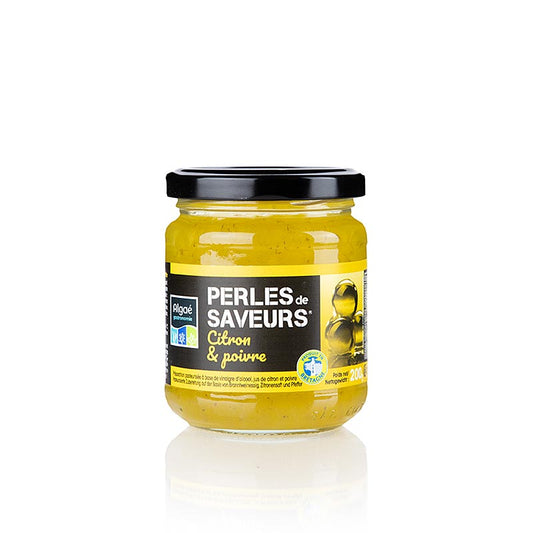 Caviar de fruits «Poivre », perles de 5 mm, sphères, Les Perles, 200 g